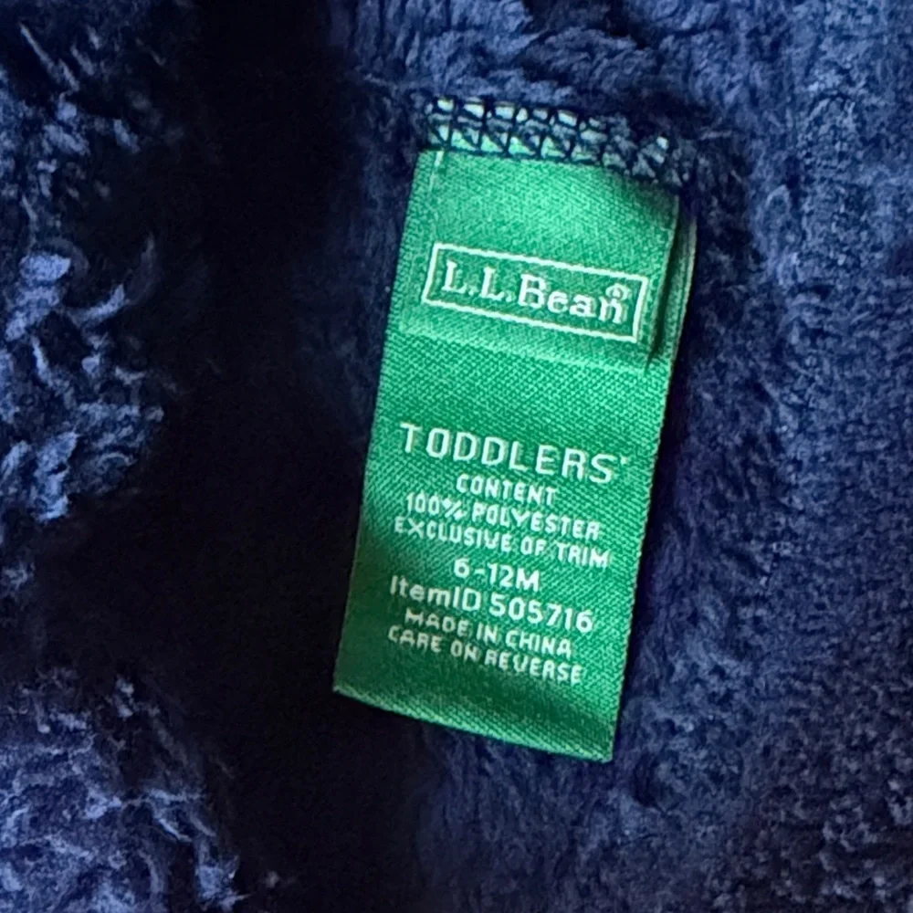 L.L. Bean Kids' Navy Fleece Hat with Ears